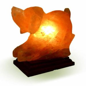 Dog Shape Salt Lamp